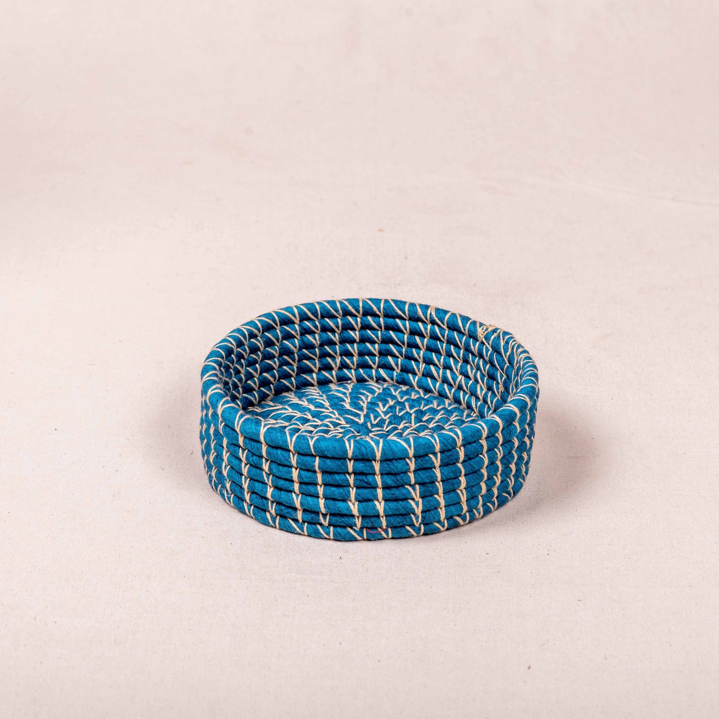 Handwoven Basket with a wooden Lid