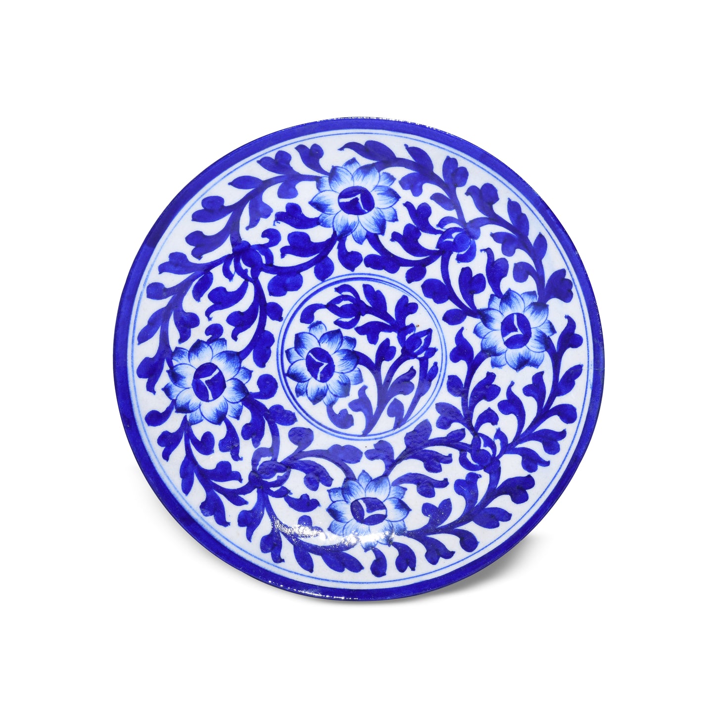 Decorative Plate – Handcrafted Floral Design