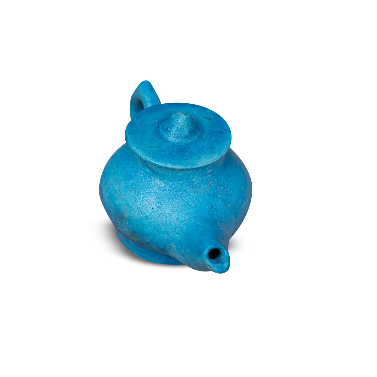 Delhi Blue Pottery Art Kettle with Lid