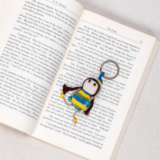 Handmade Crochet Keychain – Doll