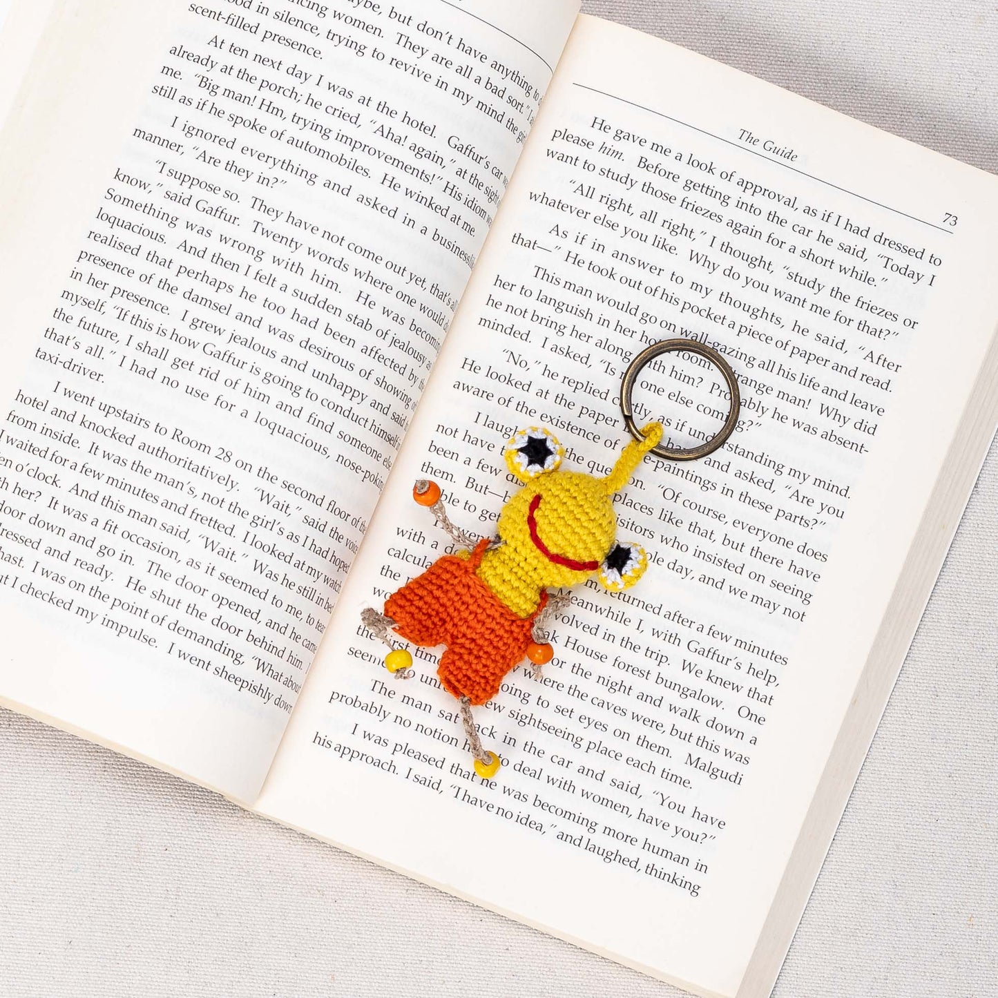 Handmade Crochet Keychain – Toad