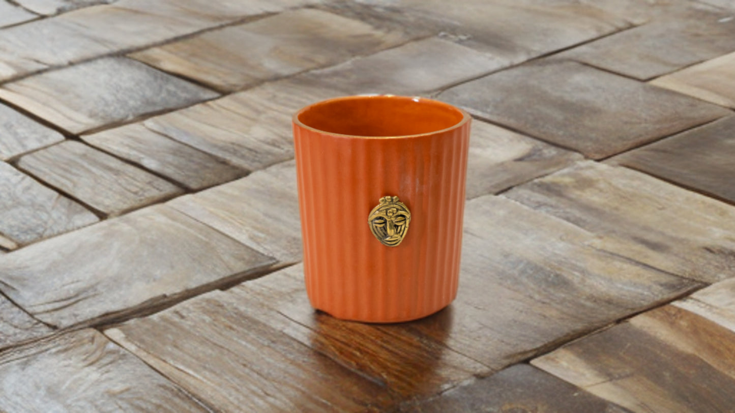 Handcrafted Terracotta Terracotta Cocktail Glass