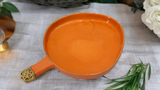 Handcrafted Terracotta Handle Platter