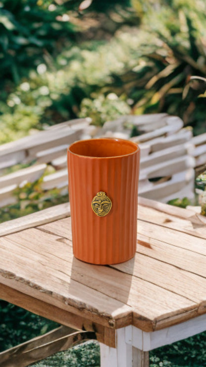 Handcrafted Terracotta Terracotta Cocktail Glass