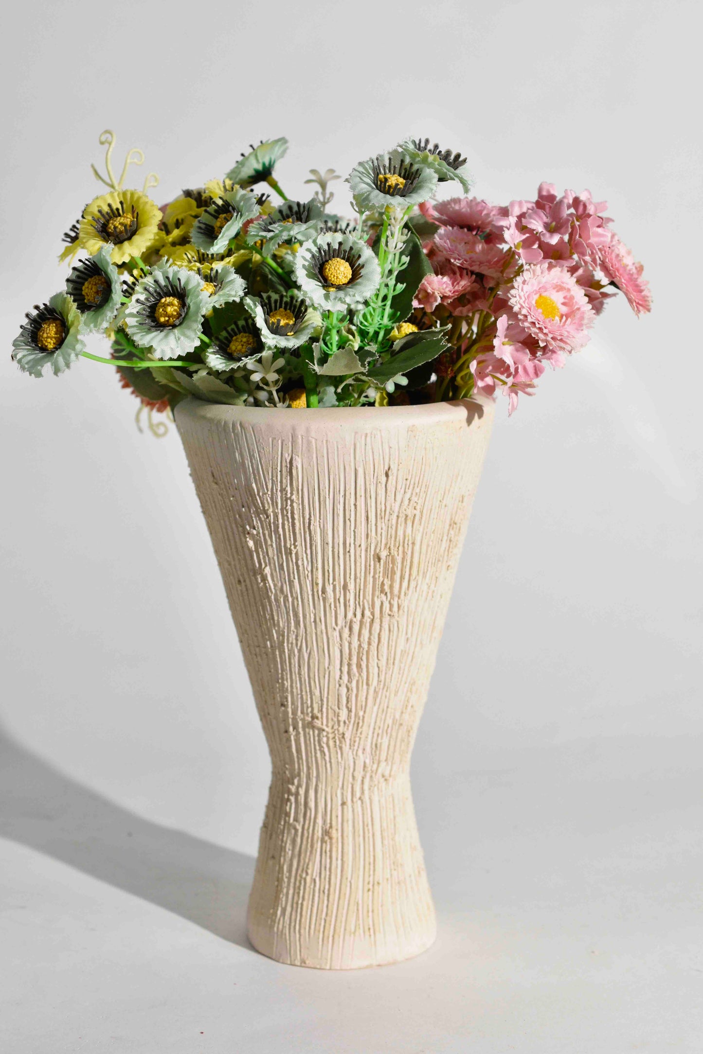 Barkline Hourglass Vase - Organic Modern Collection