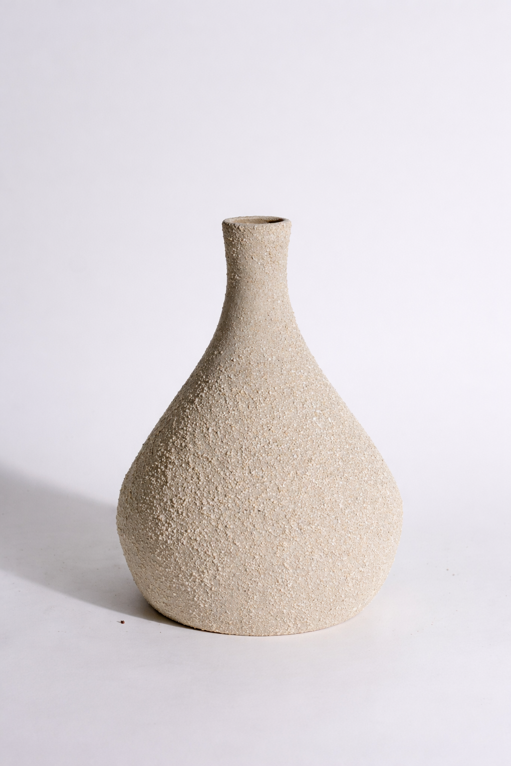 Sandstone Still Gourd Vase – Sculpted Silence Collection