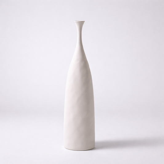 Nordic Tall Sculpt Vase – Sculpted Silence Collection