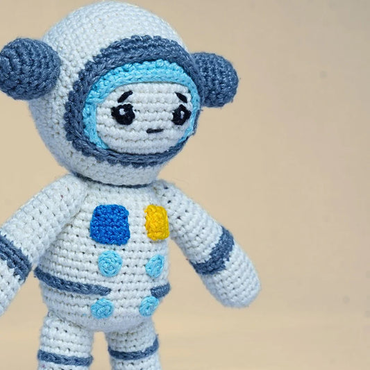 Handcrafted Crochet Astronaut Stuff Toy