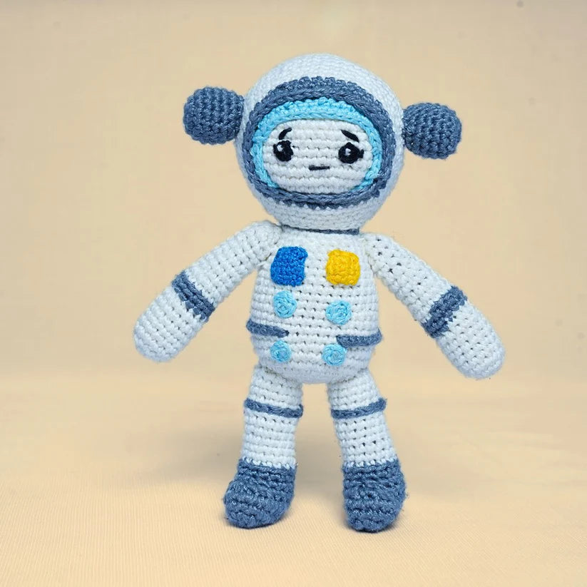 Handcrafted Crochet Astronaut Stuff Toy