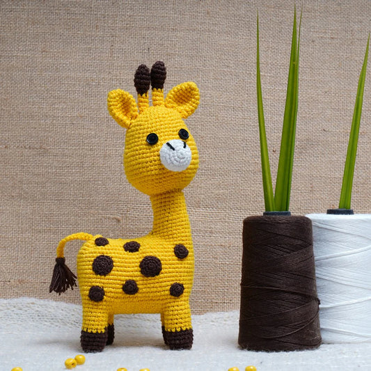 Handcrafted Crochet Giraffe Stuff Toy