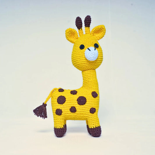 Handcrafted Crochet Giraffe Stuff Toy