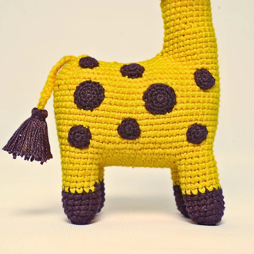 Handcrafted Crochet Giraffe Stuff Toy