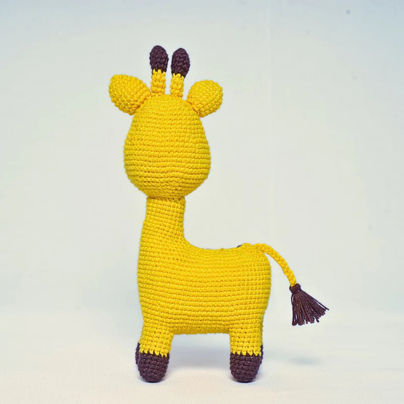 Handcrafted Crochet Giraffe Stuff Toy