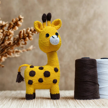 Handcrafted Crochet Giraffe Stuff Toy