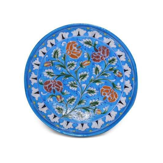 Decorative Plate – Handcrafted Floral Design
