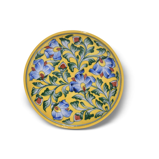 Decorative Plate – Handcrafted Floral Design