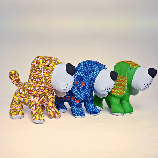 Handcrafted Fabric Dog