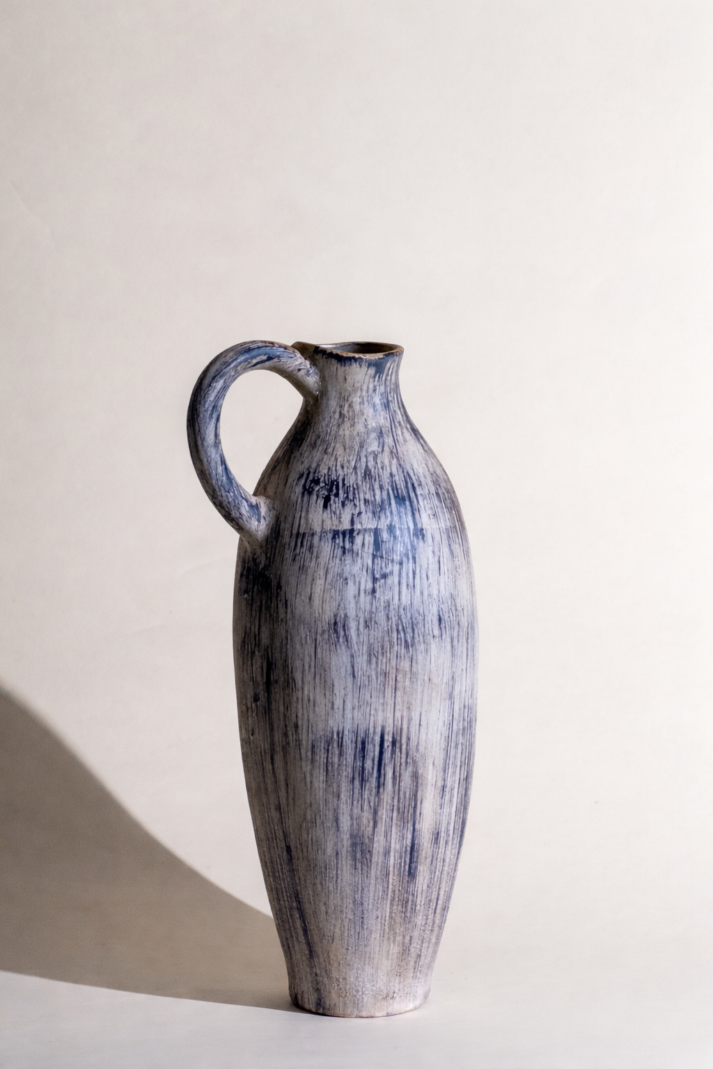 Indigo Wash Pitcher Vase - Contemporary Expressions Collection