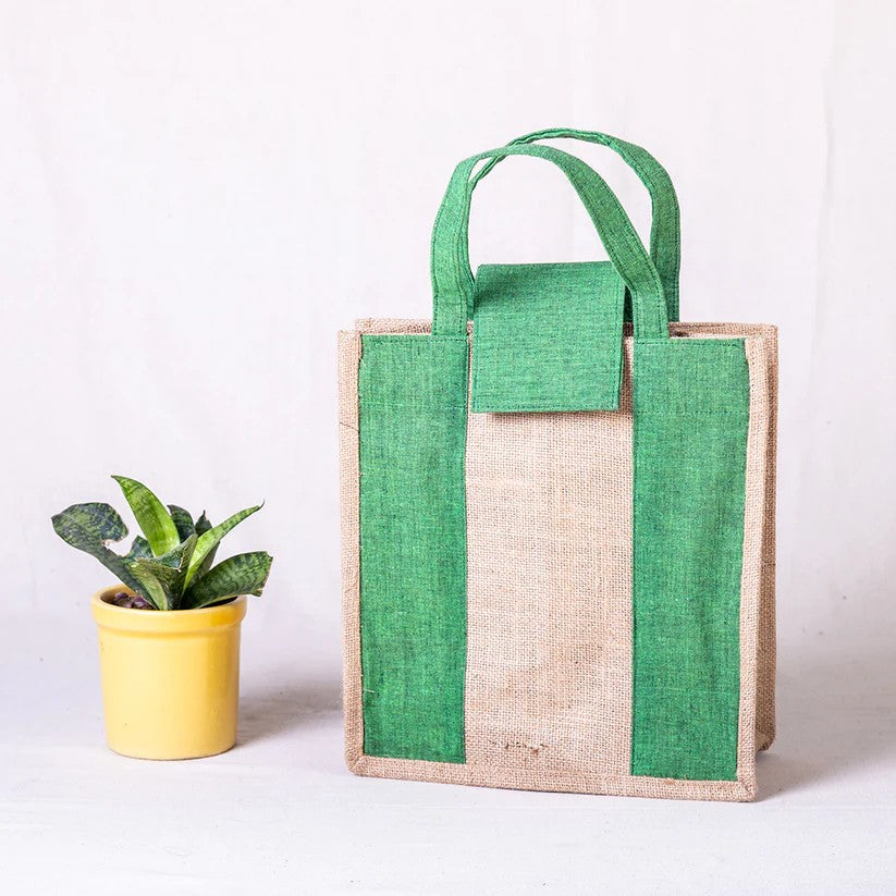 Handmade Jute Tiffin Bag