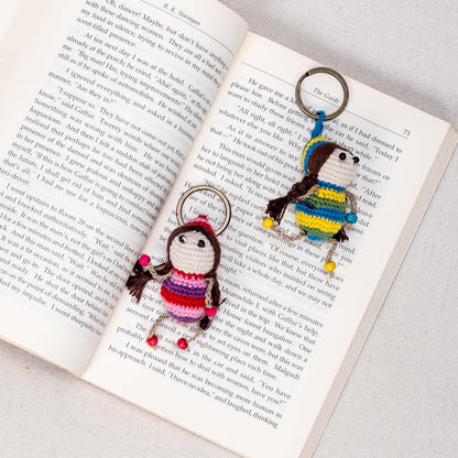 Handmade Crochet Keychain – Doll