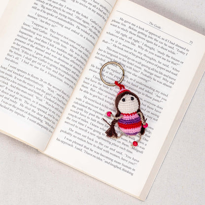 Handmade Crochet Keychain – Doll