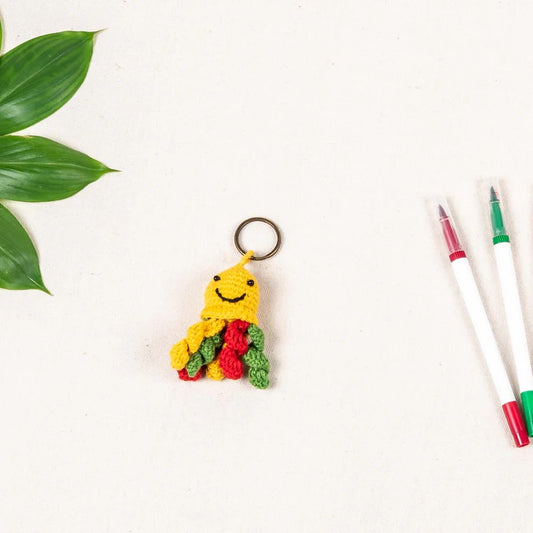 Handmade Crochet Keychain – Octopus