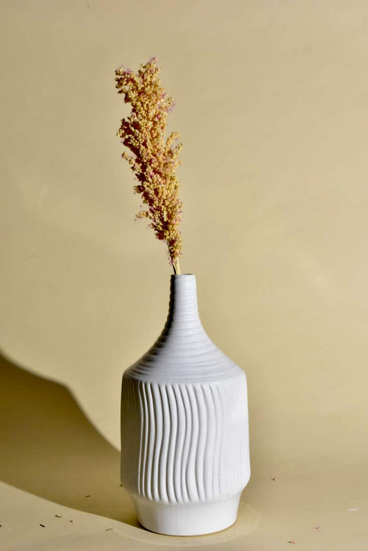 Linea Flow Bottle Vase - Organic Modern Collection