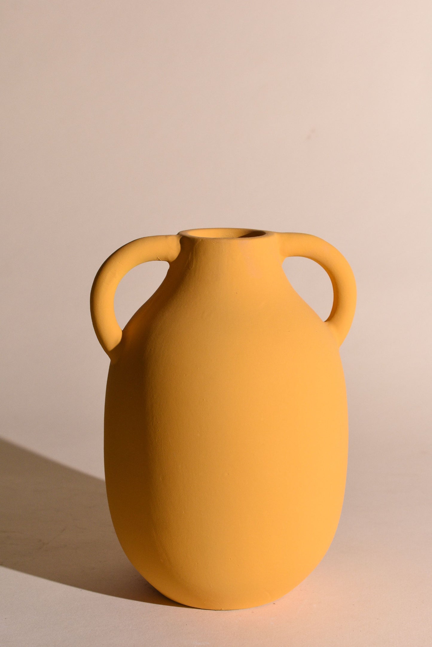 Solara Matte Amphora Vase – Sculpted Silence Collection