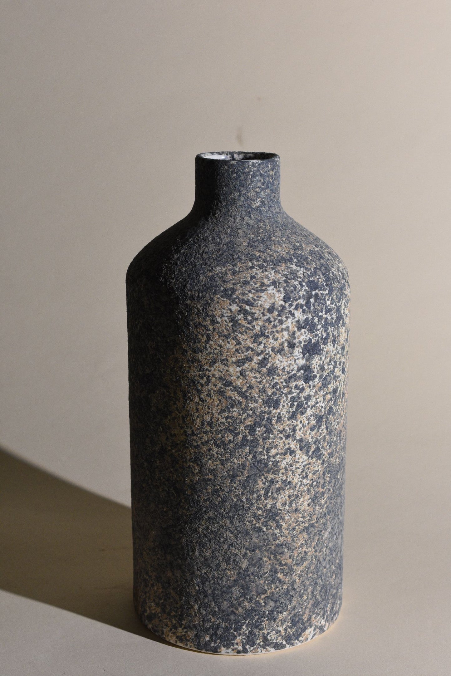 Monolith Speckle Ceramic Vase - Rustic Artisan Collection