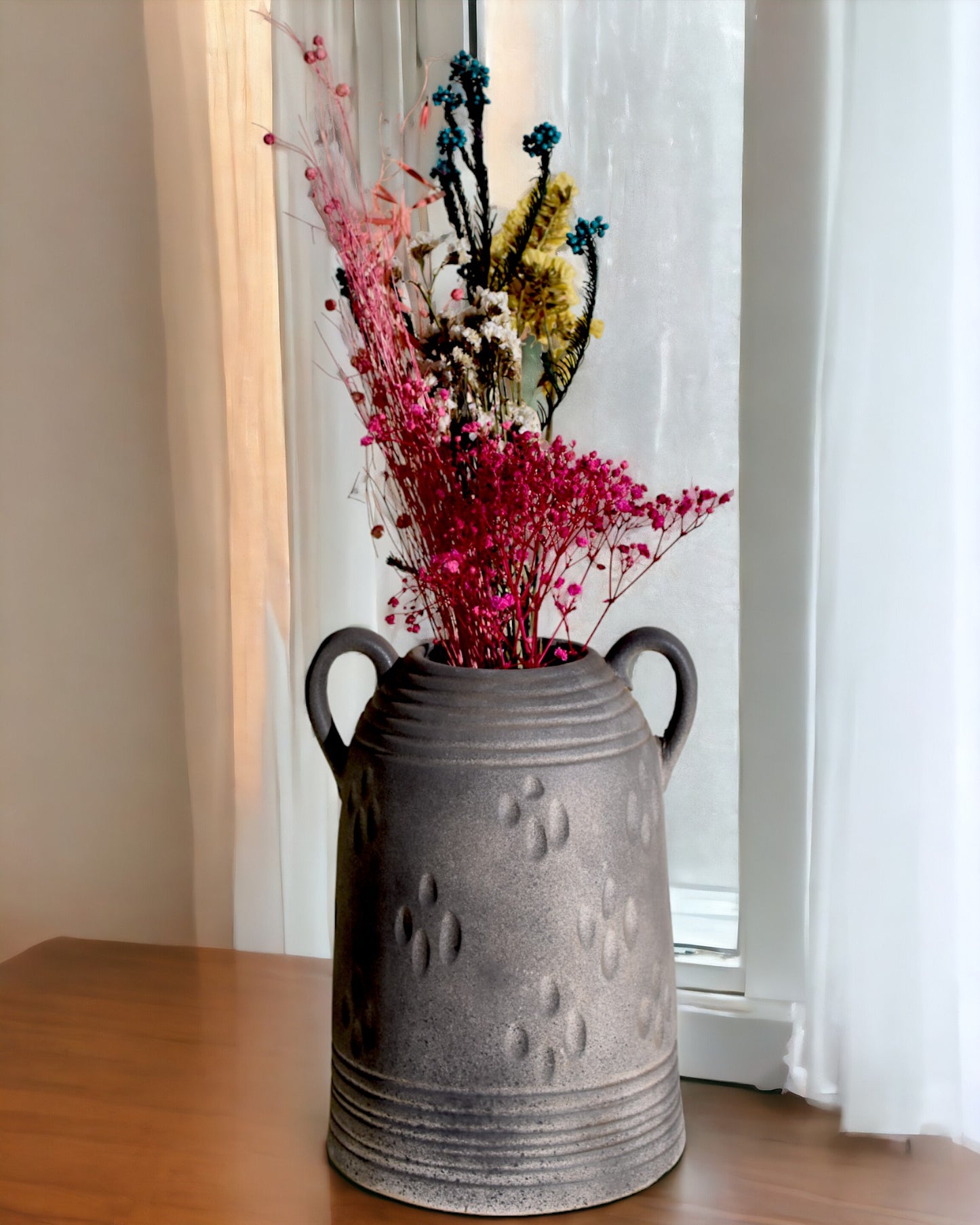 Nomad Relief Amphora - Rustic Artisan Collection