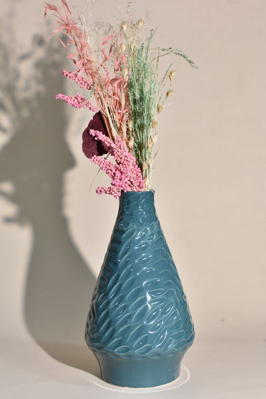 Ocean Ripple Statement Vase - Contemporary Expressions Collection