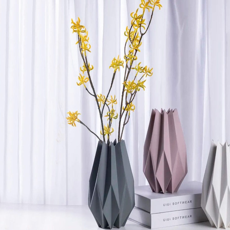 Origami Edge Vase - Prism Silhoutte Series