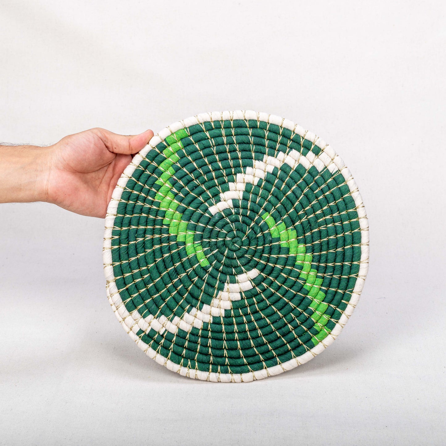 Handwoven Spiral Placemats - Set of 2