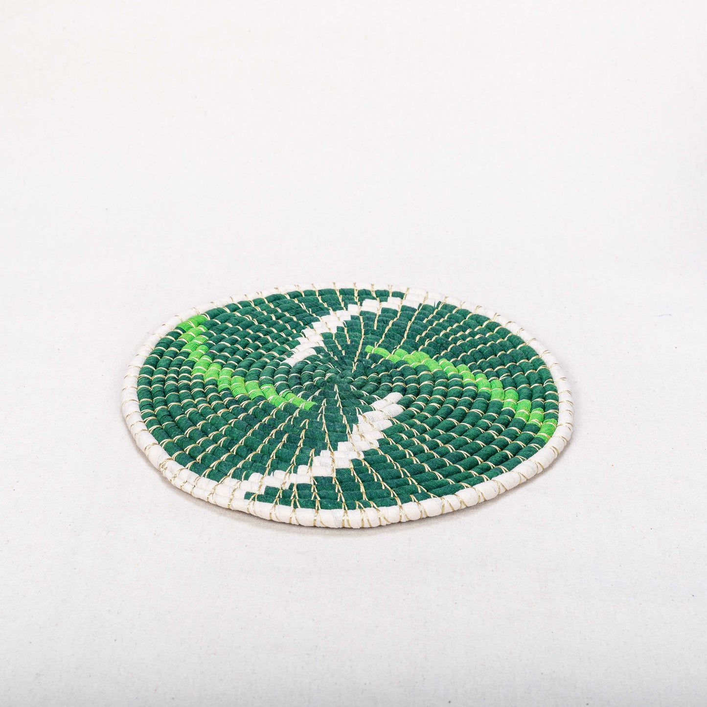 Handwoven Spiral Placemats - Set of 2