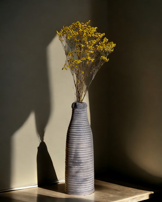 Slate Horizon Tall Vase - Organic Modern Collection
