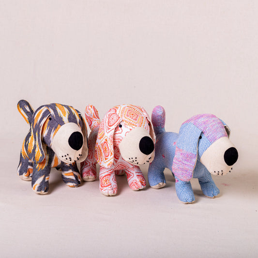 Handcrafted Fabric Dog