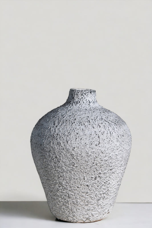Volcanic Stone Sculpt Vase - Rustic Artisan Collection
