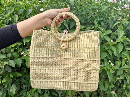 Handcrafted Kauna Grass Bag
