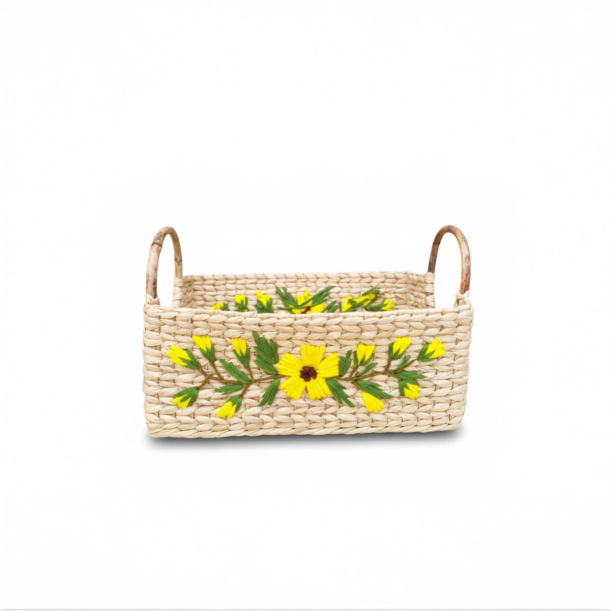 Handcrafted Kauna Grass Basket