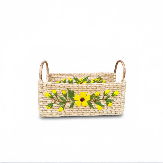 Handcrafted Kauna Grass Basket