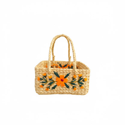 Handcrafted Kauna Grass Basket